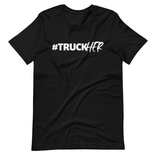 Hashtag TruckHER Tee - White